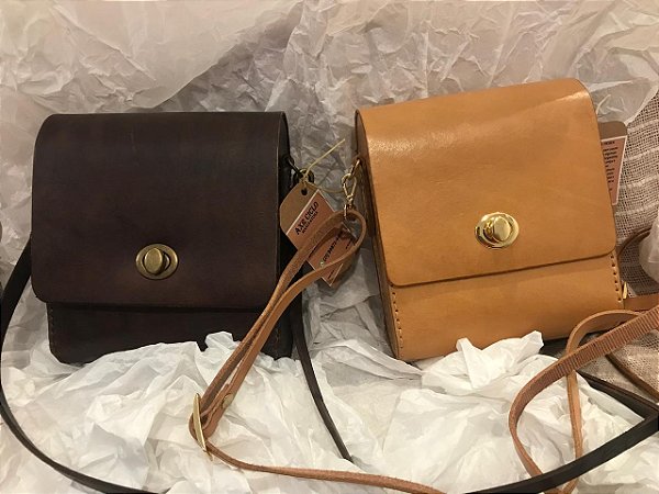 Bolsa - couro natural vegetal