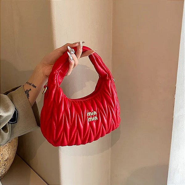 Bolsa feminina transversal couro PU