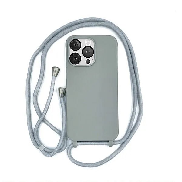 Capa com Alça para iPhone - Cinza Modelo do iPhone:17 Air