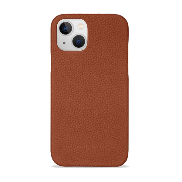Capa Couro Premium para iPhone - Marrom Modelo do iPhone:16 Plus