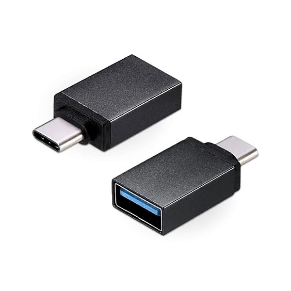 Adaptador USB-C para USB Cor:Preto