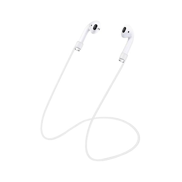 Corda de Silicone Anti-Perda para Fone AirPods Cor:Branco