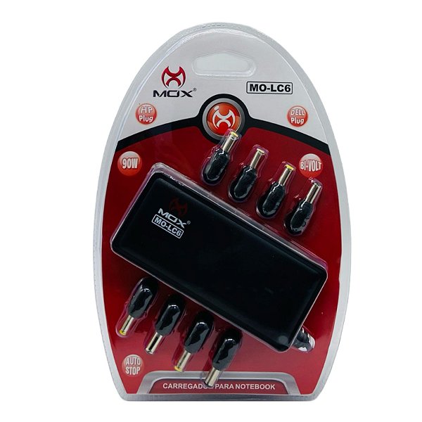 Carregador Universal Mox Notebook 10 Pinos MO-LC6