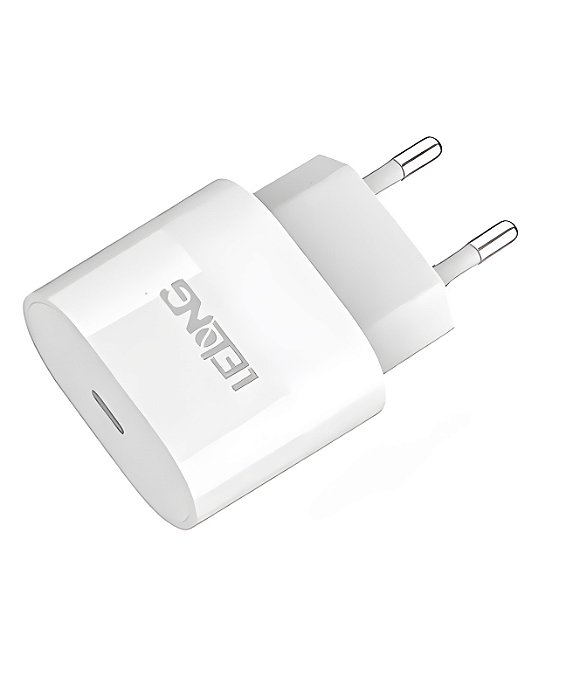 Fonte Tipo C Lelong Compatível iPhone e Android 20W Turbo LE-294