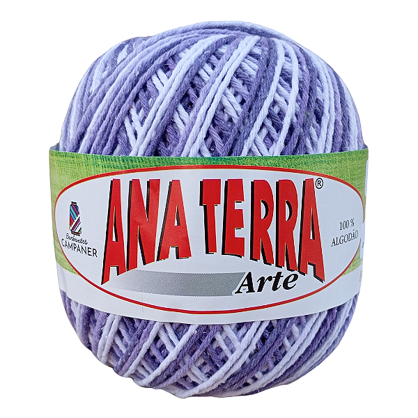 Barbante Ana Terra Arte Lilás - 200 Gr - Fio 6 - 220m