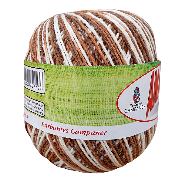 Barbante Ana Terra Arte Chocolate - 200 Gr - Fio 6 - 220m