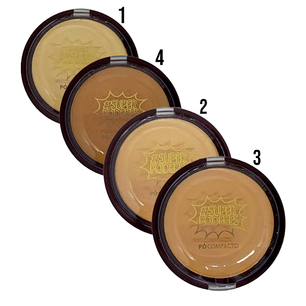 Pó Compacto Classic Cores Claras Super Poderes Cores:1