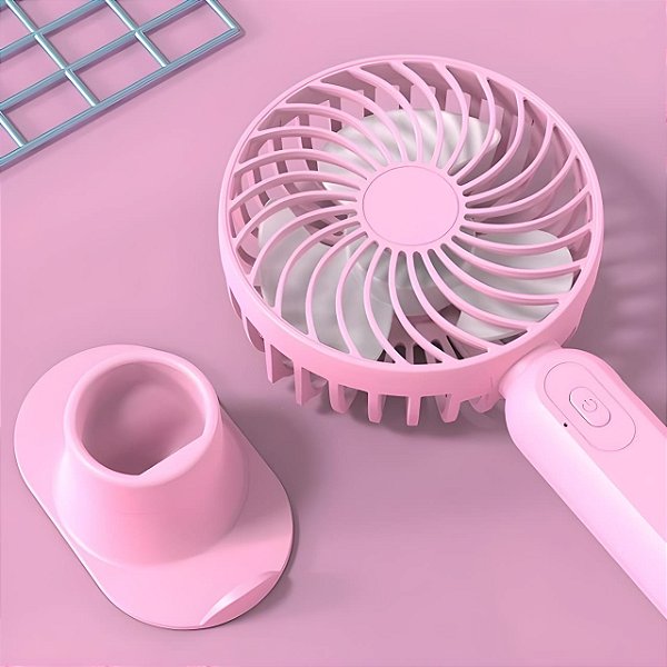 Mini Ventilador Portátil Recarregável Com Suporte Ohey DL-501