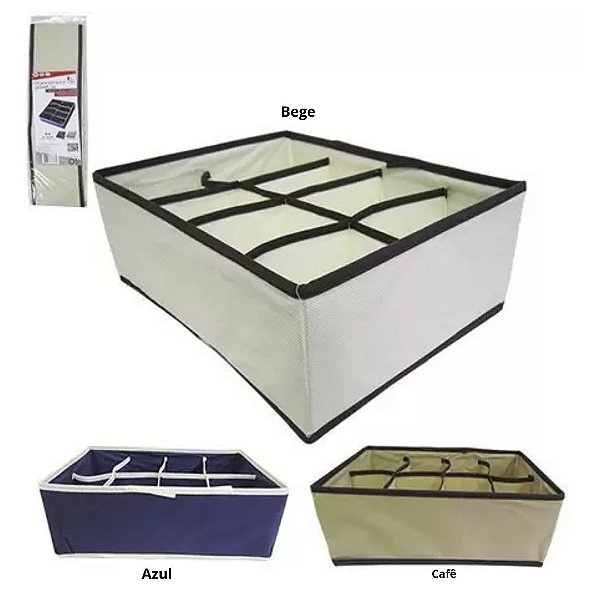 Caixa Organizadora 32x24x12 cm TRC7878 Café