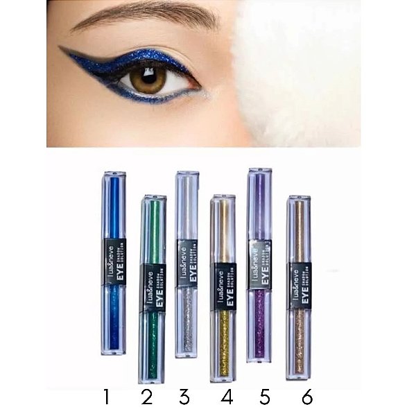 Duo de Sombra Metálica E Delineador Lua & Neve