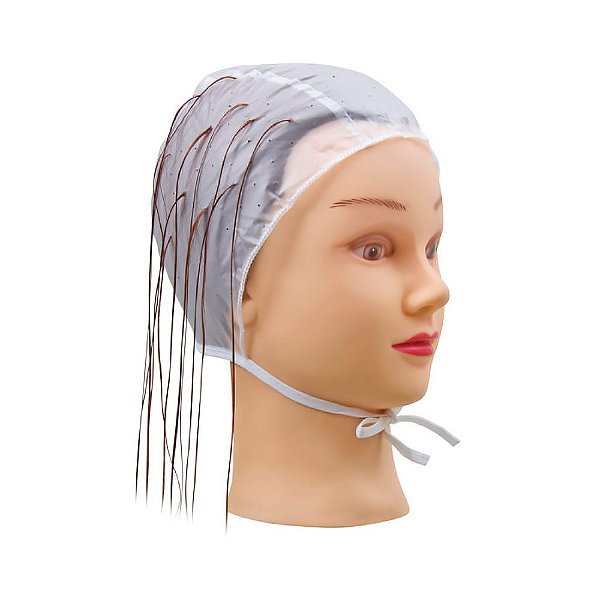 Touca Para Mechas Média Pvc sem Furos  Santa Clara 9504