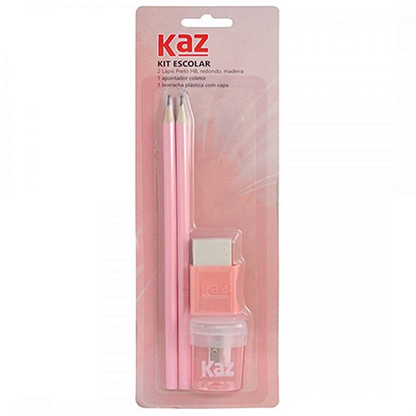 KIT LAPIS, BORRACHA E APONTADOR