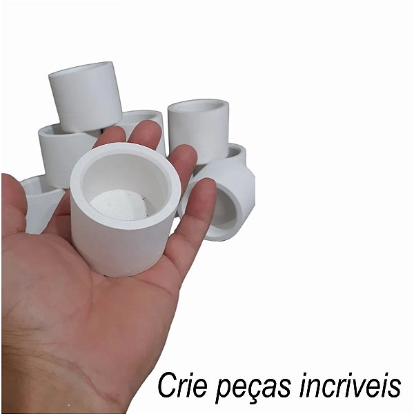 Gesso Rapido Artesanato e Reparos Linhal 1kg kit 3 unidades