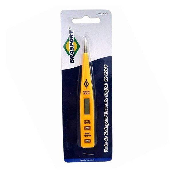 Caneta Detectora Tensão Chave Teste Medidor Voltagem 12-220v