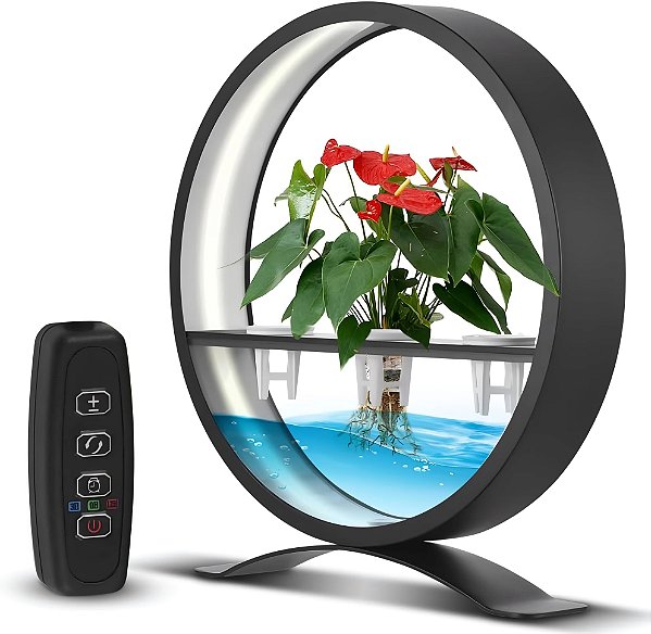 Luminária De Mesa Com Suporte P/ Plantas LED Tomate MDL-004