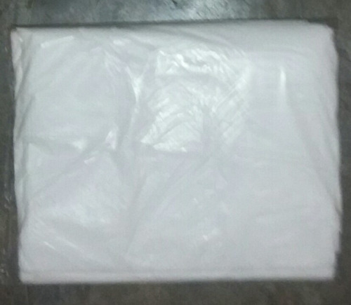 Saco De Lixo 100 Litros Branco Comum Com 100 Unid Leitoso
