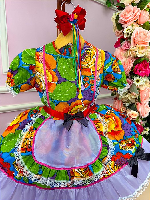 Vestido Junino Tropical Rafinha