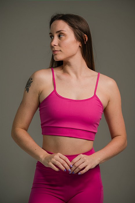 Top Feminino Básico Alça Aerobic
