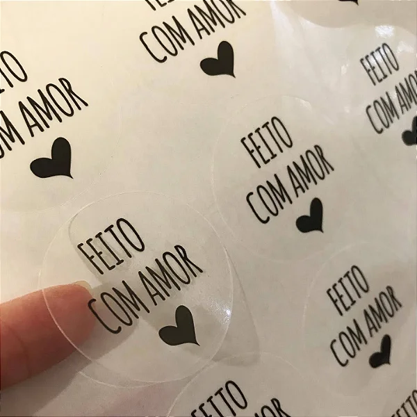 Adesivos Personalizados em Vinil Transparente