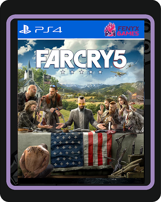 Far Cry 5 - Edição Padrão Ps4 - Mídia digital