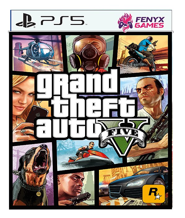 Gta 5 Edição Padrão - Ps5 Mídia digital