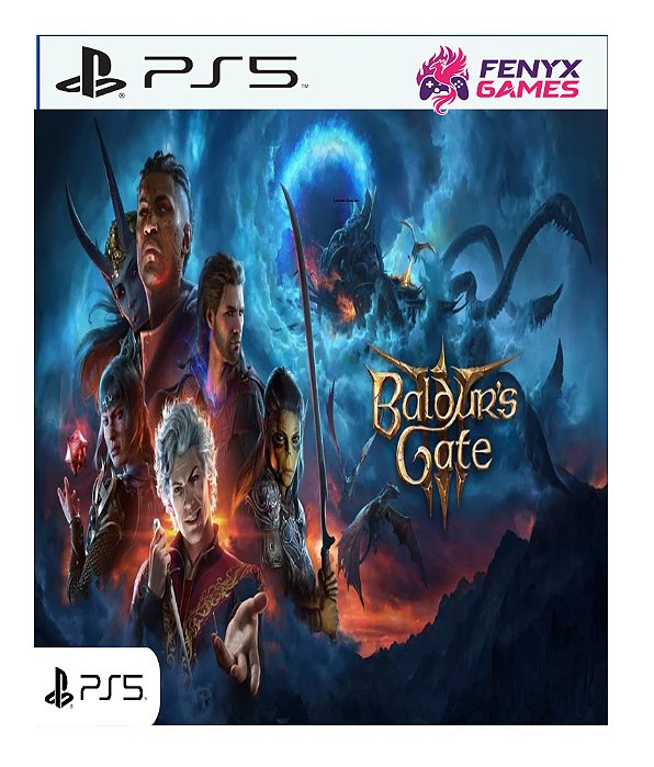 Baldurs Gate 3 Edição Padrão Ps5 Mídia Digital