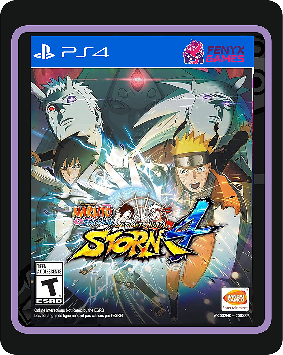 Naruto Shippuden Ultimate Ninja Storm 4 - Edição Padrão - Ps4 - Mídia Digital