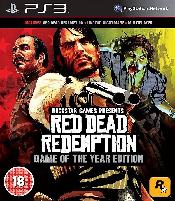 Red Dead Redemption + Unddead Nightmare - Ps3 Midia digital