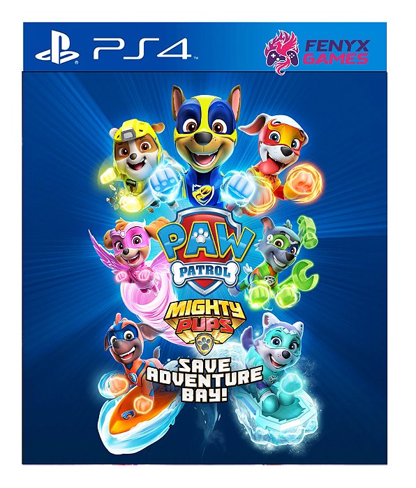 A Patrulha Canina os Cachorrinhos Poderosos Salvam a Baía Da Aventura - PS4 Midia digital
