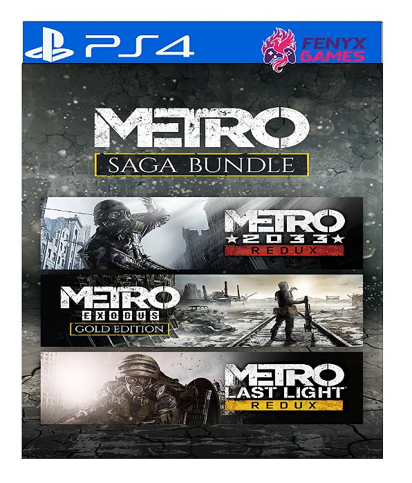 Conjunto Metro Saga - PS4 Midia digital