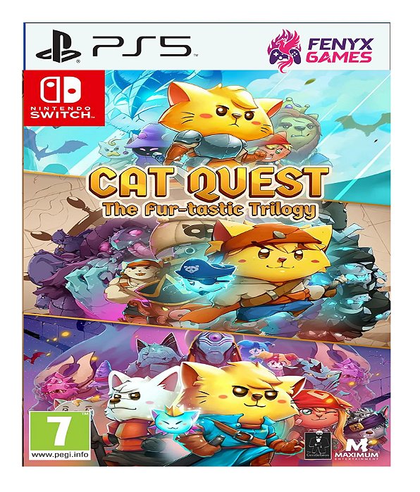 Cat Quest: The Fur-tastic Trilogy Ps5 Midia digital