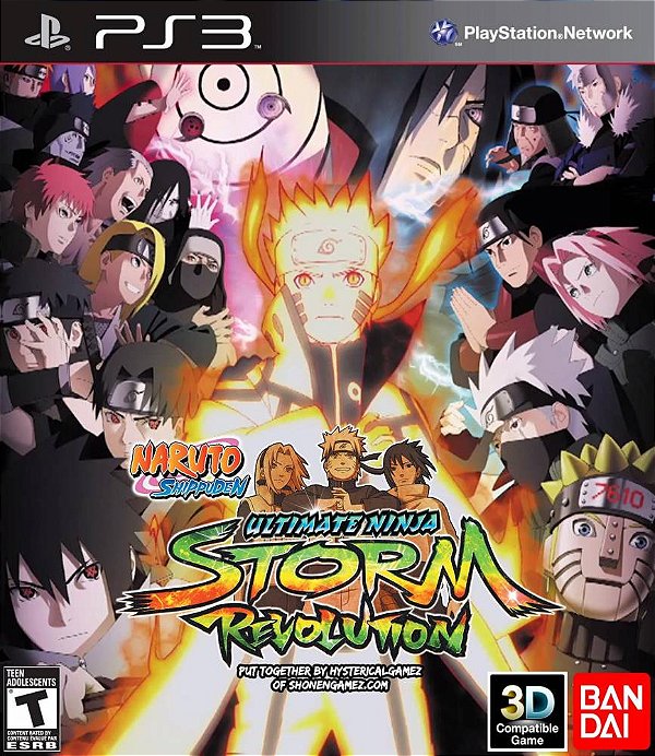 Naruto Shippuden Ultimate Ninja Storm revolution - Ps3 Midia digital