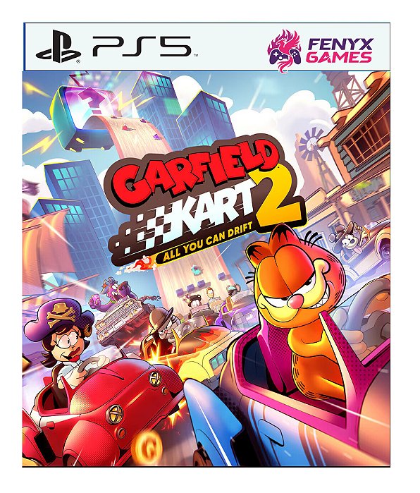 Garfield Kart 2 All You Can Drift PS5 Midia digital