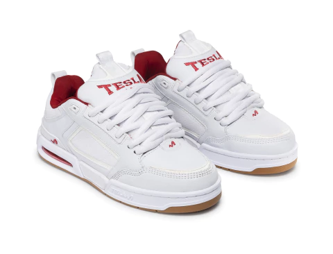 Tênis Tesla Pulse White Red