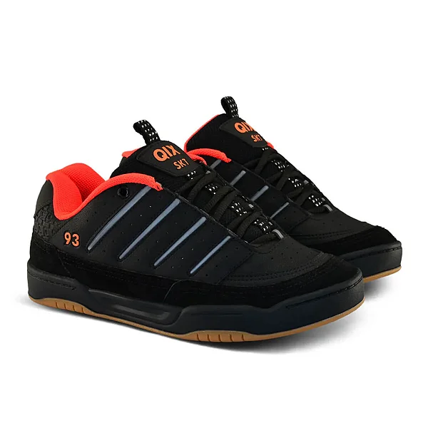 Tênis QIX Golden - Preto e Laranja