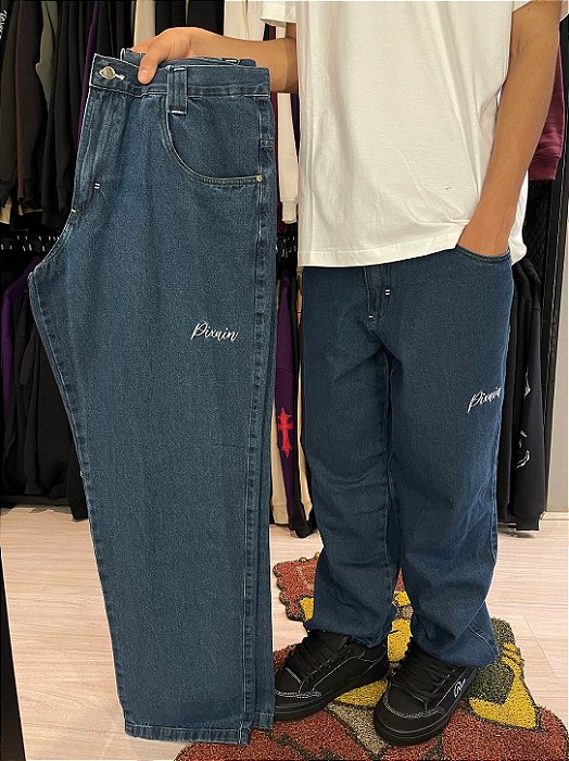 Calça Jeans Pixain Hip Hop Azul Balão Clássico