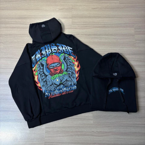 MOLETOM GRANA TRIP SIDE