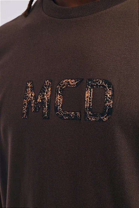 Camiseta Regular MCD Volcanic Marrom Ruina