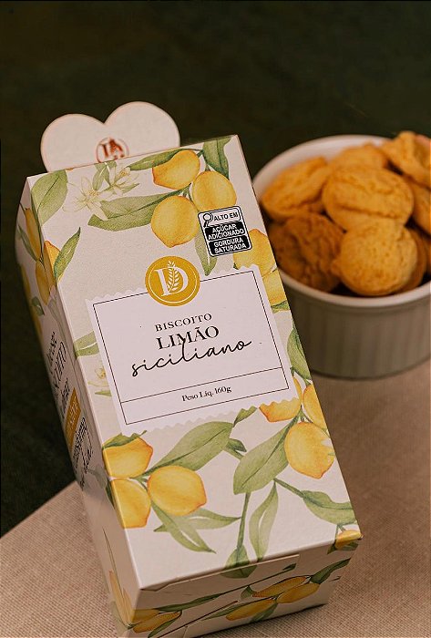 Biscoito Limão Siciliano Especial Delicê na Caixa com 160g