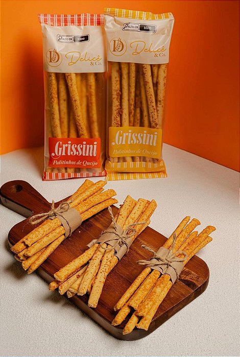 Grissini de Parmesão Especial Delicê no Pacote com 100g