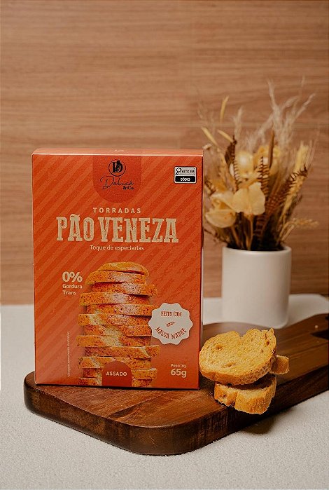 Torrada de Pão Veneza Especial Delicê na Caixa com 65g