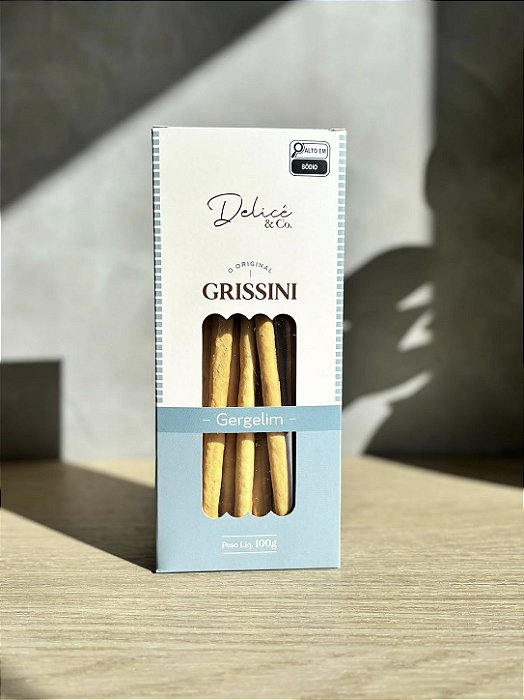 Grissini de Gergelim Especial Delicê na Caixa com 100g