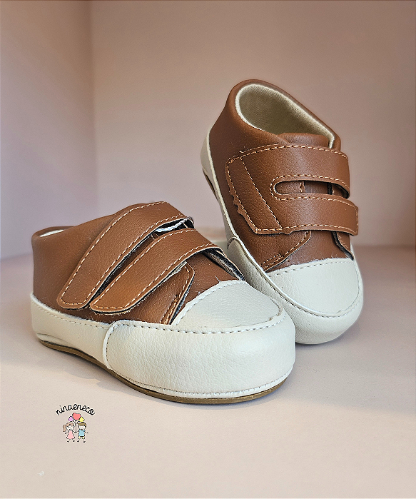 Sapatênis Bebê Marrom Shoes Baby