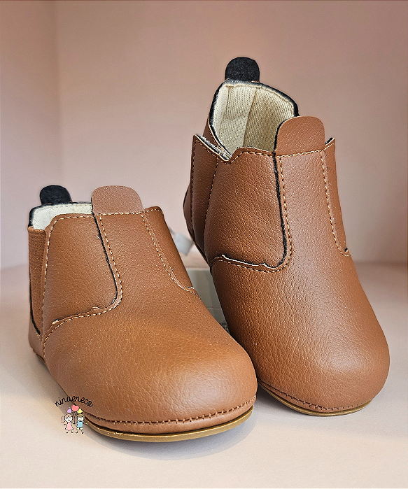 Bota Bebê Marrom Shoes Baby