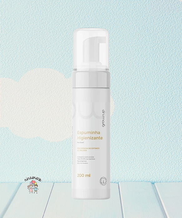 Espuminha Higienizante Bebê 200ml Grow Up Care