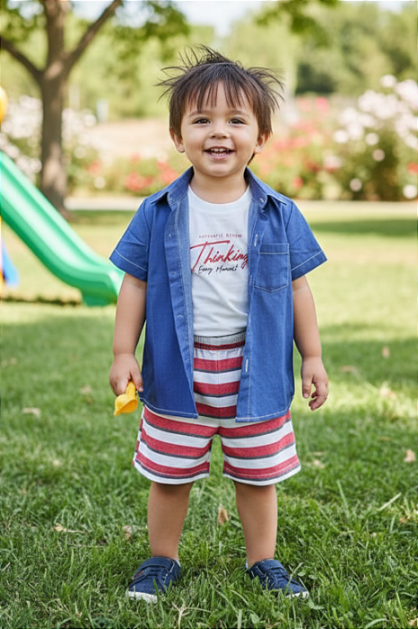 Conjunto 3 Peças Masculino Infantil Divertto