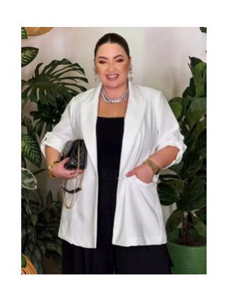 Blazer martina branco 48