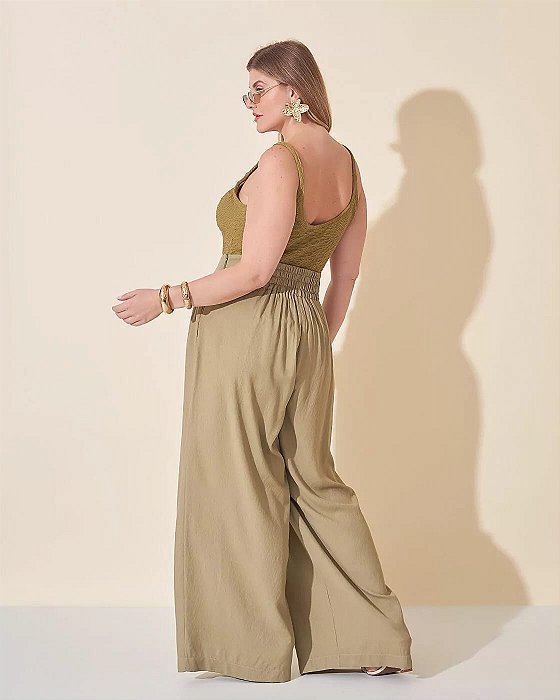calça dinah verde 54