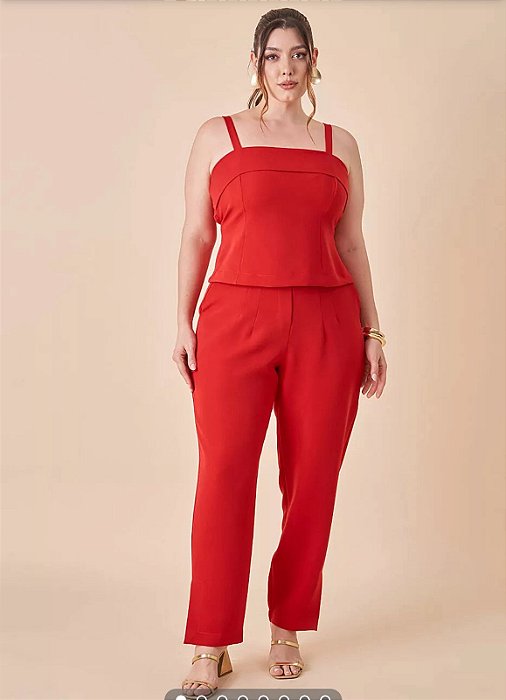 Calça Fiorela vermelha 52