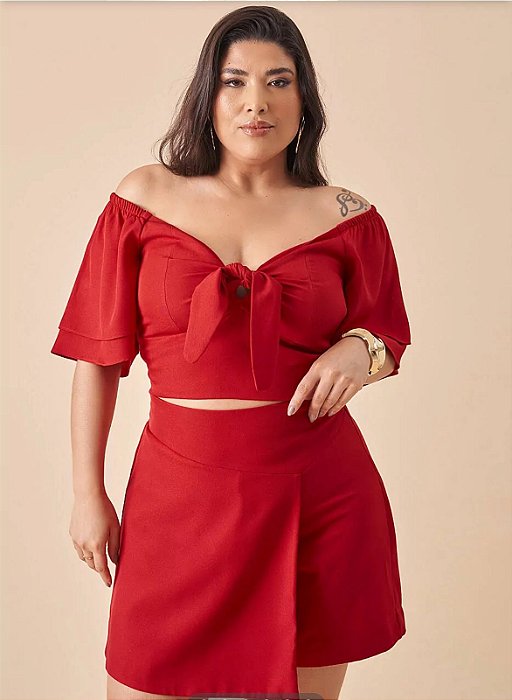 Blusa Elise vermelho 48